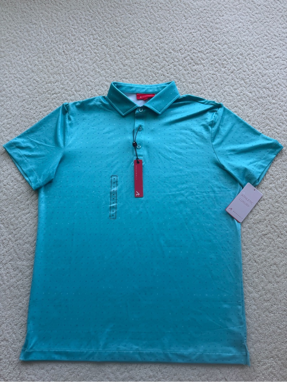 Men's Golf Aqua Performance Polo Shirt by Redvanly